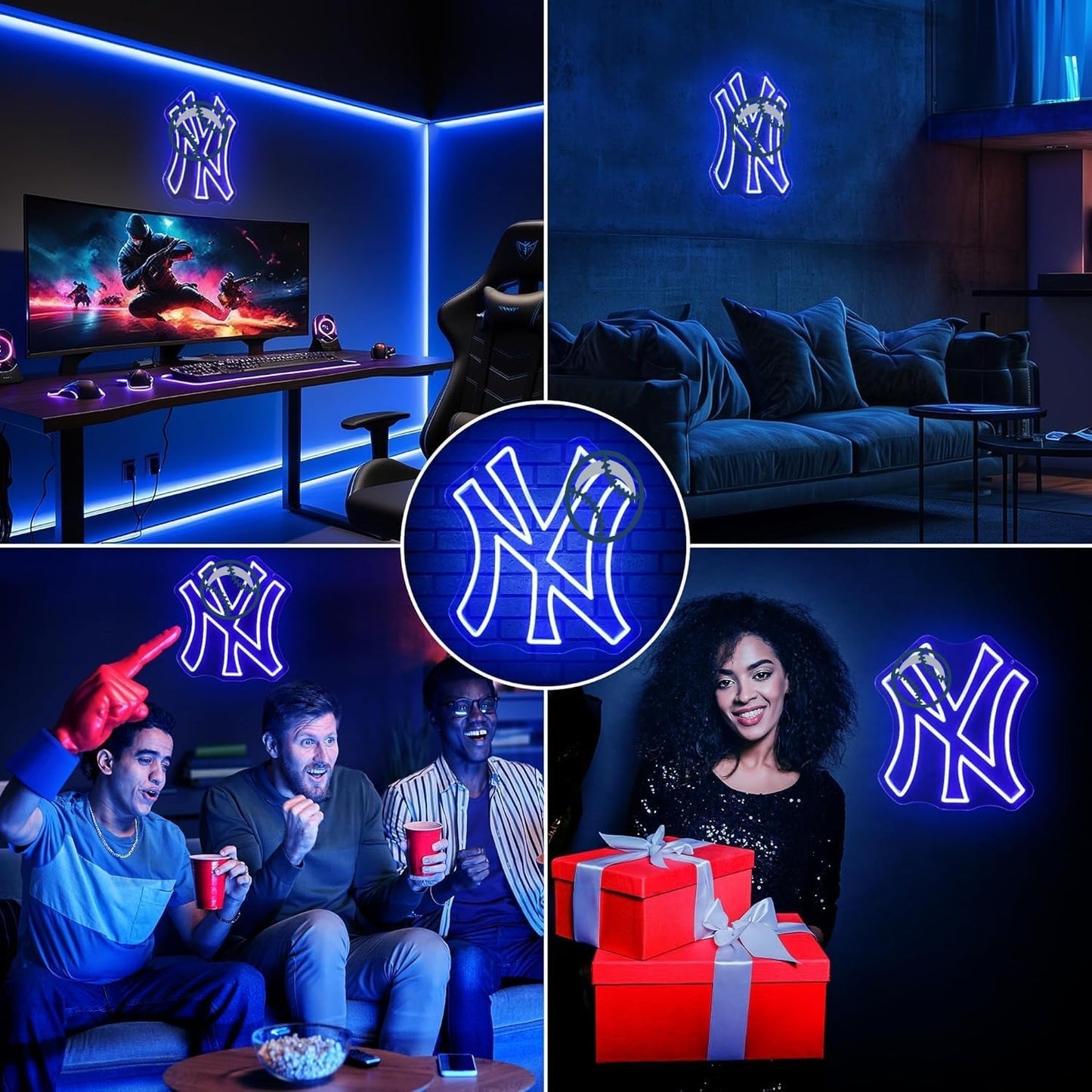 Neón Nueva York MLB
