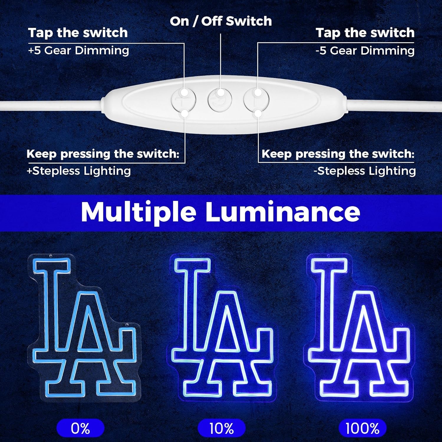 Neón Los Angeles MLB