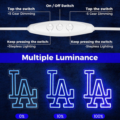 Neón Los Angeles MLB