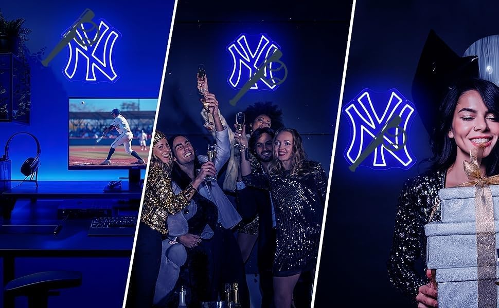 Neón Nueva York MLB