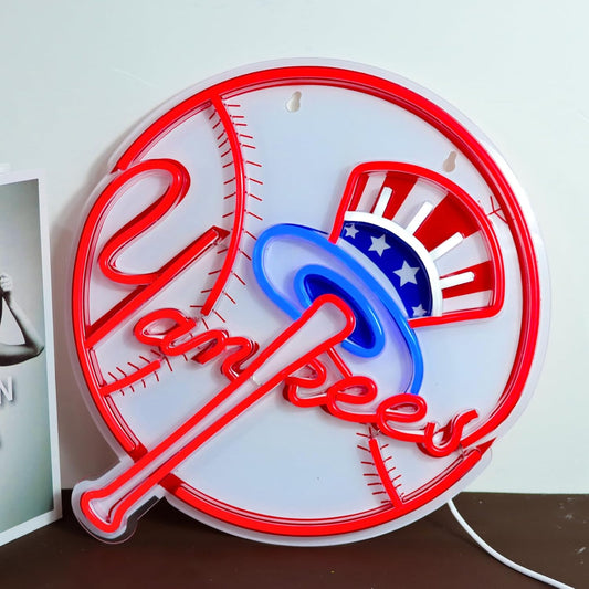 Neón Yankees MLB