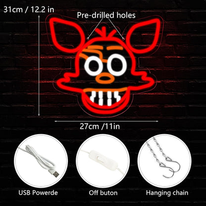 Neón Foxy FNAF