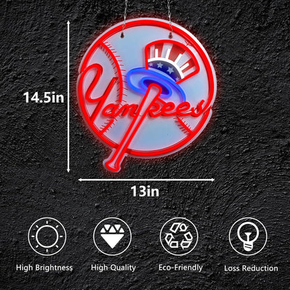 Neón Yankees MLB