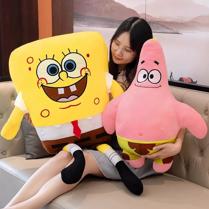 Peluches Bob Esponja y Patricio
