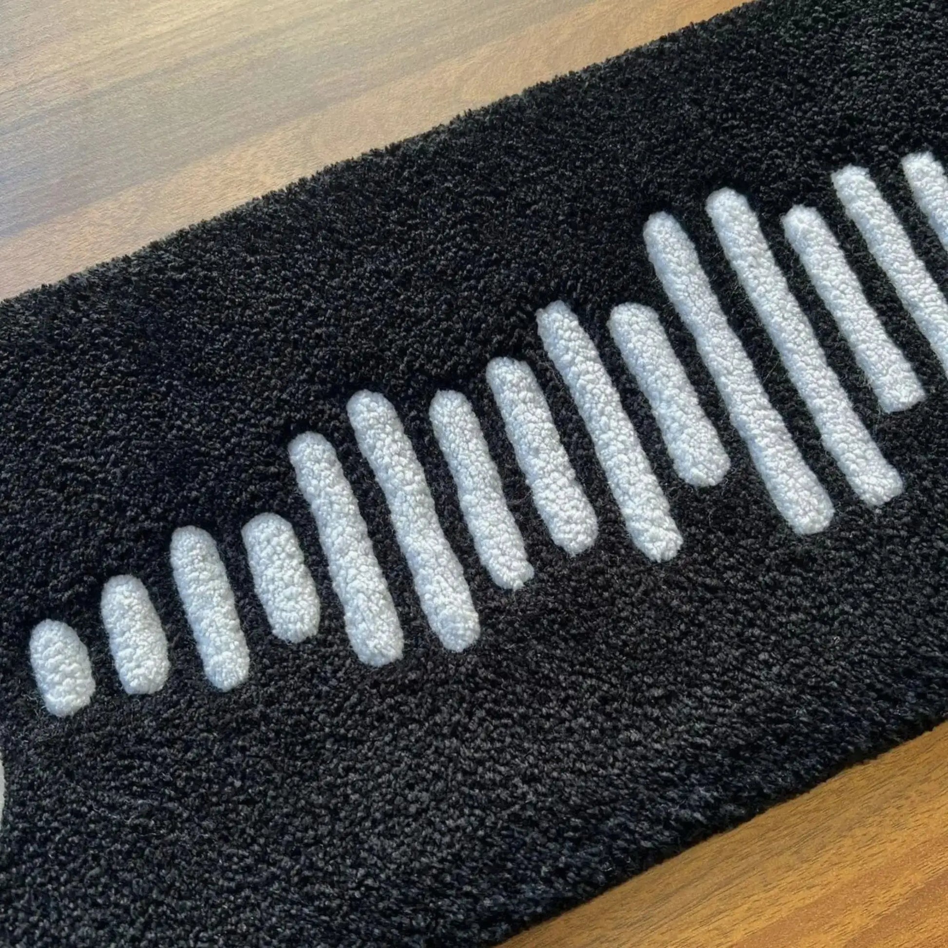 Spotify Music Codes Rug Digital Printing Technology Simple Housewarming Gift Handmade Non-Slip Decorative Carpet