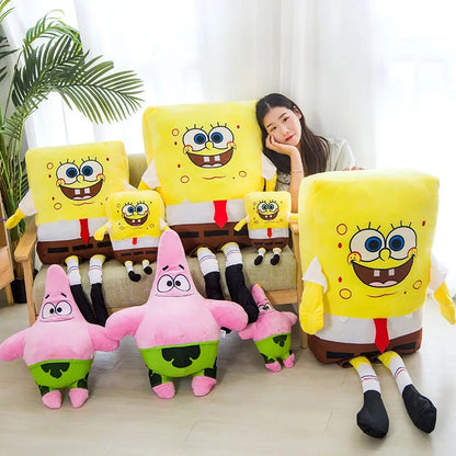 Peluches Bob Esponja y Patricio